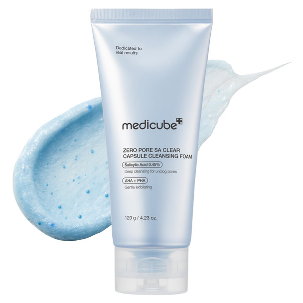 Medicube Facial Cleanser Azelaic Acid Whip Cleanser Soothing Cleansing Foam For Troubled 4.23 Oz