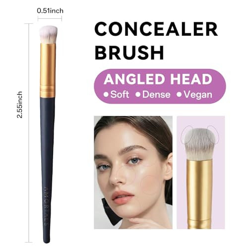 Uniqus Concealer Brush Concealer Brush Under Eye Concealer Blending Brush Precision Face