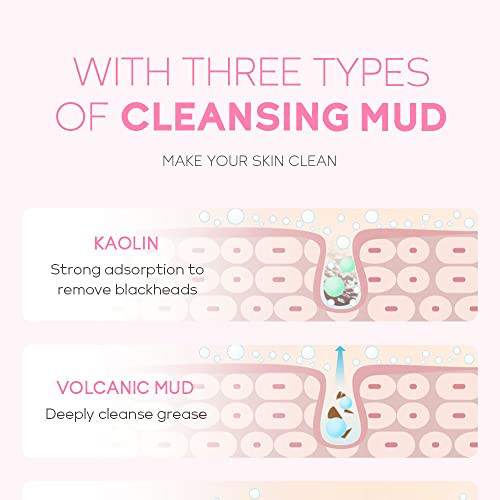 Uniqus Pack Of Japan Flower Individual Package Facial Mud Mask Deep Cleansing 20 Pcs 1 Pack