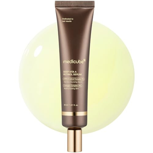 Medicube Deep Reviving Bakuchiol Retinol Facial Serum AntiAging 4Th Gen Retinol and 1.01 Oz