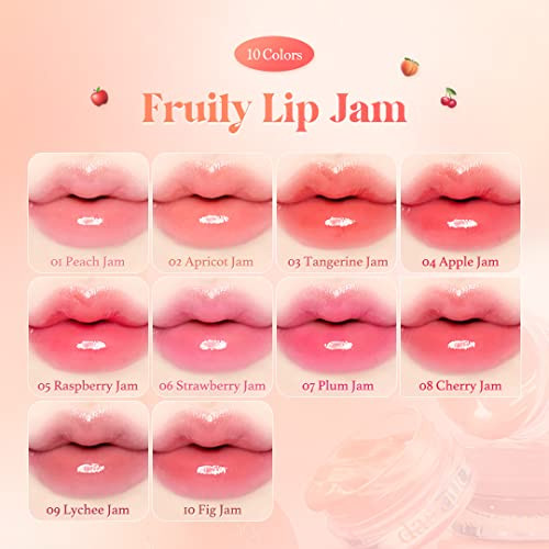 Dasique Fruity Lip Jam 04 Apple Jam HighShine Finish Moisturizing Vegan Cruelty