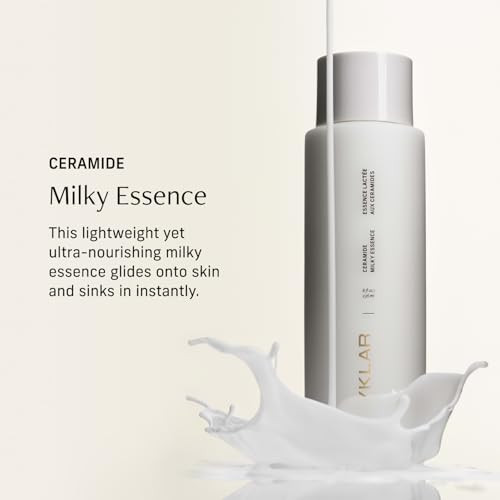 Cyklar Ceramide Milky Essence Unscented Body Lotion For Dry Sensitive Skin Lightweight 8 Fl Oz