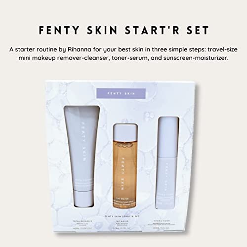 Fenty Beauty Skin StartR Set: Total CleansR Fat Water Toner Serum Hydra Vizor