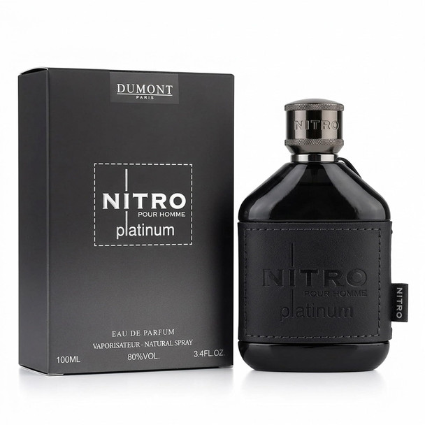 Dumont Nitro Red Eau De Parfum For Men Rich Fruity Woody Floral 3.4 Fl Oz