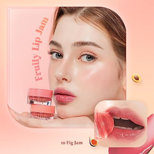 Dasique Fruity Lip Jam 01 Peach Jam HighShine Finish Moisturizing Vegan Cruelty