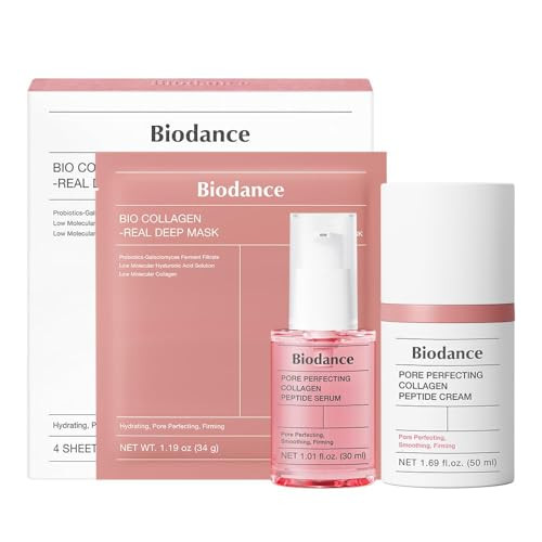 Biodance Collagen Trio: Bio Collagen Mask and Collagen Peptide Serum and Cream