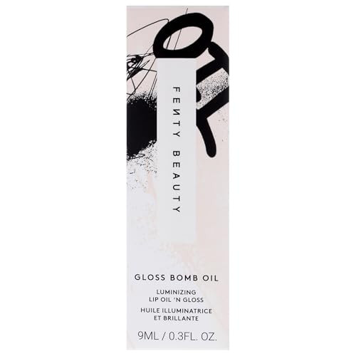 Fenty Beauty Gloss Bomb Luminizing Lip Oil N Gloss 01 Fussy By Fenty 0.3 Oz