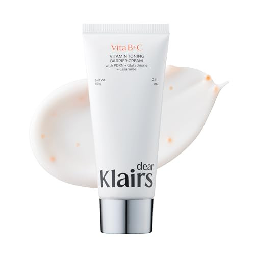 Dearklairs Vitamin Toning Barrier Cream Skin Barrier Repair Lightweight Niacinamide Korean Hydrating 2.11 Oz