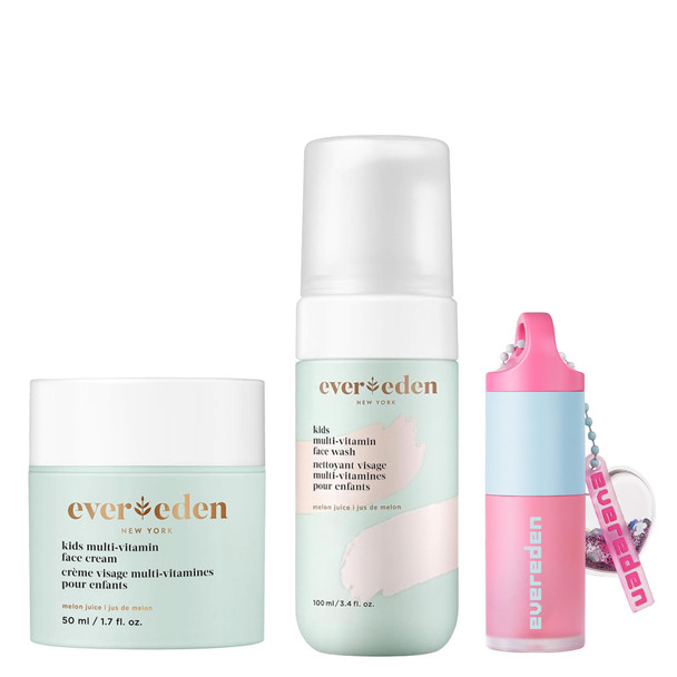 Evereden Happy Kids Skin and Lips Routine MultiVitamin Face Wash and Face