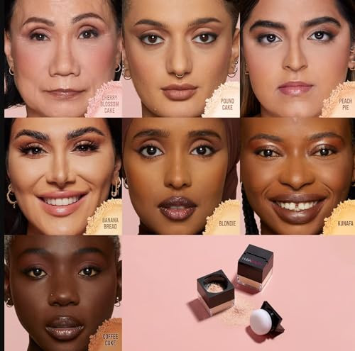 Huda Beauty Mini Easy Bake Loose Baking and Setting Powder Cherry Blossom 0.21 Oz 6 G