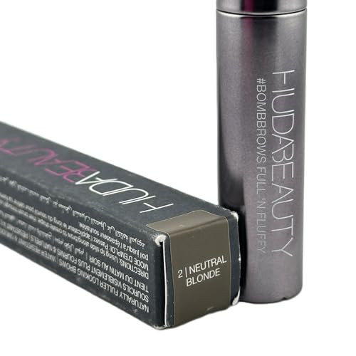 Huda Beauty Bombbrows Full N Fluffy Volumizing Fiber Gel Neutral Blonde