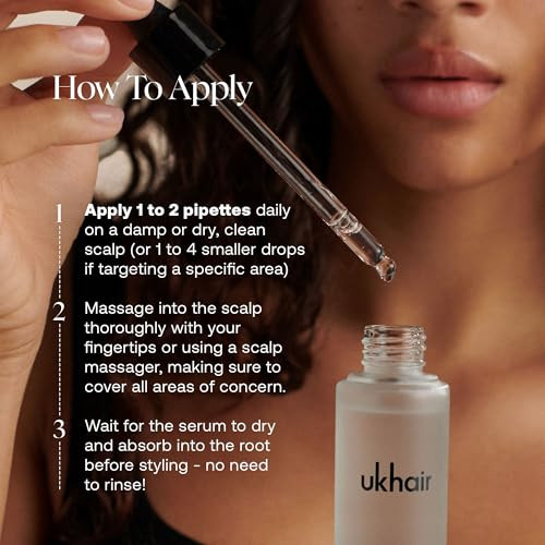 Uklash Hair Enhancing Serum For Men And Women Promotes Thickness In Thinning