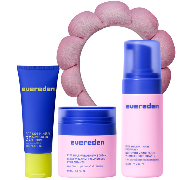Evereden Daily 123 Routine Set: Kids Sunscreen Spf 30 + Kids Skin