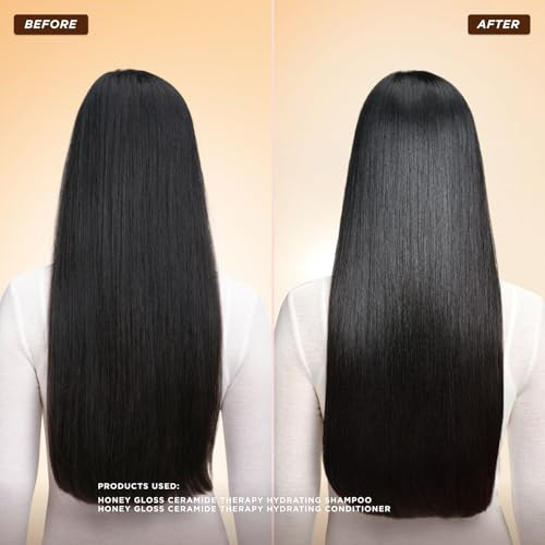 Gisou Honey Gloss Ceramide Therapy Hydrating Conditioner Intensely Hydrates Effortlessly Detangles Smoothly 6.8 Fl.Oz