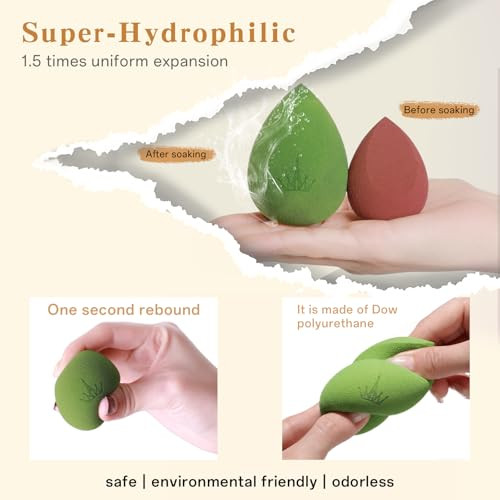 Uniqus Beauty Blender Makeup Makeup Set With Beauty Foundation 3Pcs