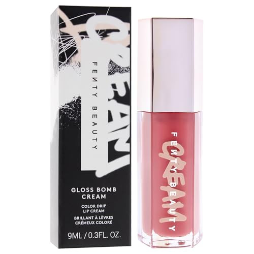 Fenty Beauty Gloss Bomb Color Drip Lip Cream 02 Fenty Glow By Fenty Drip Lip Cream 0.3 Oz
