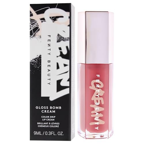 Fenty Beauty Gloss Bomb Color Drip Lip Cream 02 Fenty Glow By Fenty Drip Lip Cream 0.3 Oz