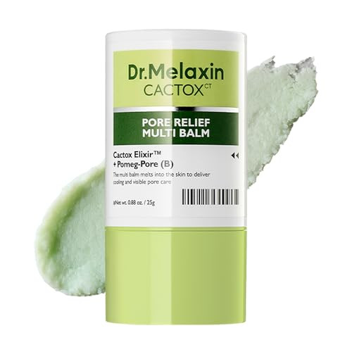 Dr.Melaxin Cactox Pore Relief Multi Balm Stick Zinc Pca and Adenosine Cooling 0.88 Oz