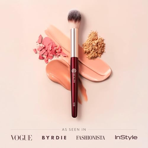Bk Beauty 108 Precision Powder Makeup Brush ProDesigned Tapered Brush For Precise UnderEye