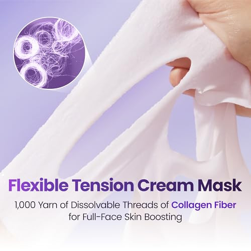 Bioheal Boh Probioderm 3D Lifting Cream Mask Korean Collagen Face Mask For Wrinkles 6 Sheets