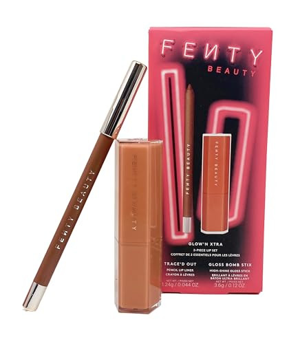 Fenty Beauty GlowN Xtra Lip Set Lip Liner Extra Thigh And Gloss Bomb 2 Piece