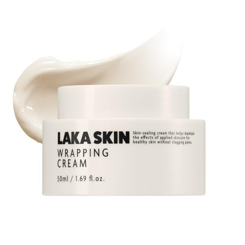 Laka Skin Wrapping Cream Pdrn Ceramide Moisturizer For Dewy Skin Skin 1.69 Fl.Oz