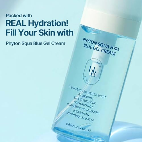 Heveblue Phyton Squa Hyal Blue Gel Cream Sensitive Skin Korean Skincare Vegan