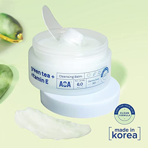 Aoa Studio Green Tea and Vitamin E Cleansing Balm Waterproof Makeup Remover Oil 3.38 Fl Oz