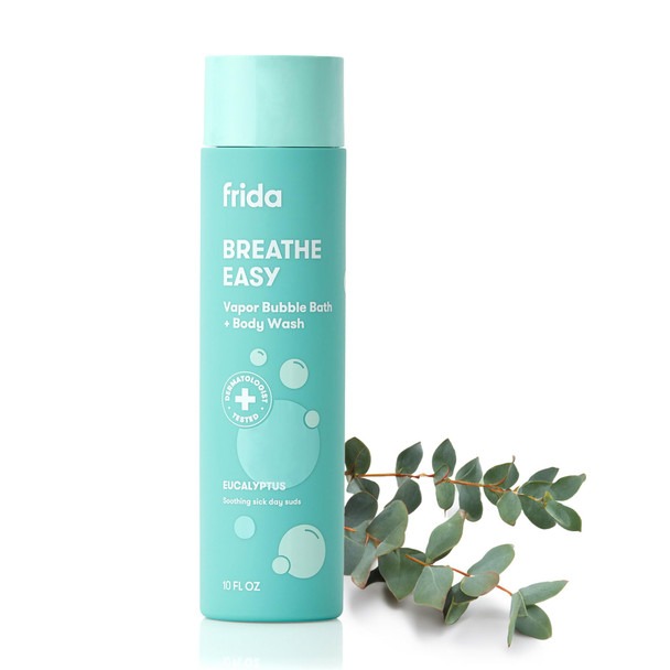 Frida Baby Eucalyptus Vapor Baby and Kids Bubble Bath + Body Wash 10Oz