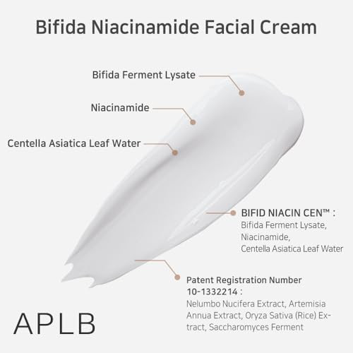 Aplb Bifida Niacinamide Facial Cream Bifid Niacin Cen 32.1% /Korean Skincare Antioxidant 1.86 Fl.Oz