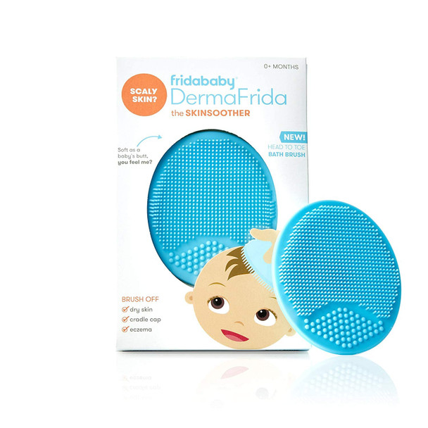 Frida Baby Dermafrida The Skinsoother Baby Bath Brush Cradle Cap Brush For 2 Pack