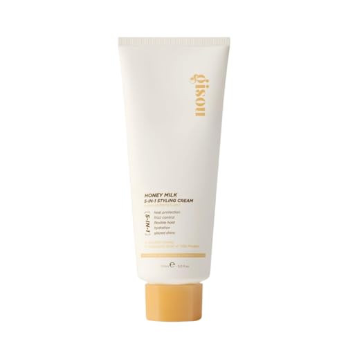 Gisou Honey Milk 5In1 Styling Cream Heat Protection Hydration Frizz Control Glazed 5.1 Fl.Oz