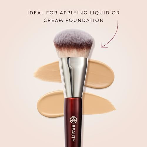 Bk Beauty Brushes 101 Contoured Foundation Brush Contoured Foundation Brush Foundation Makeup Brushes