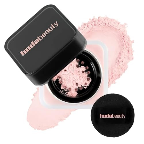 Huda Mini Easy Bake Loose Baking and Setting Powder Cherry Blossom Cake 0.21 Oz 6 G
