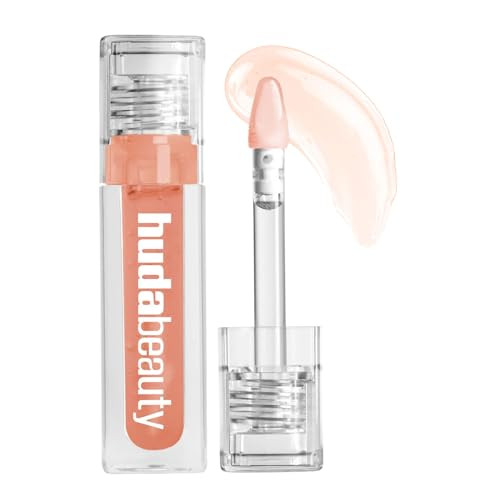 Huda Faux Filler Jelly Lip Oil Juicy Peach .13 Fl Oz