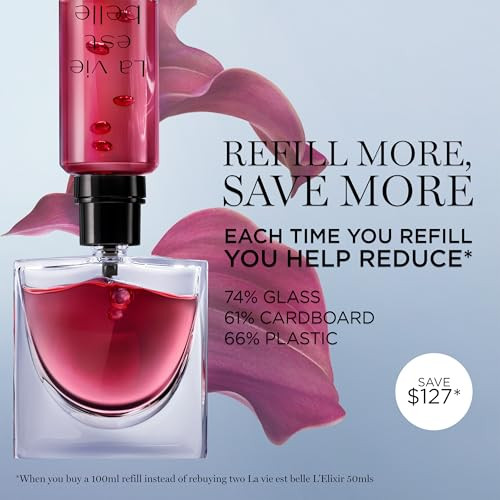 Lanc Me La Vie Est Belle LElixir Eau De Parfum Refill Warm Velvety 3.4 Fl.Oz
