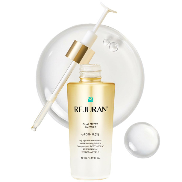 Rejuran Dual Effect Ampoule Dot Dual CPdrn Larger Size Salmon Dna Face 1.69 Fl Oz