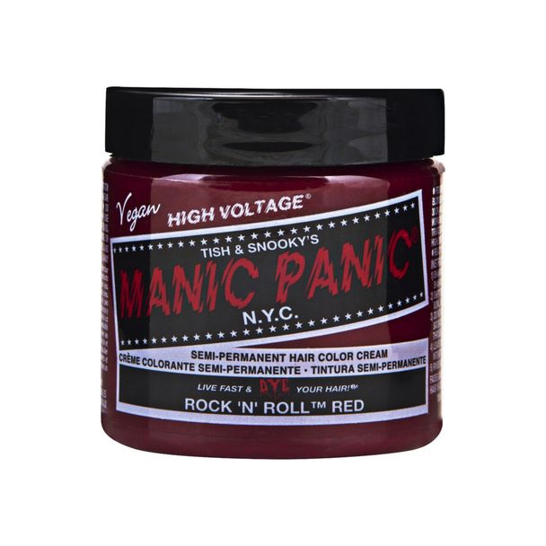 Manic Panic Semi-Permament Hair Color Creme, Rock 'N' Roll Red 4 oz