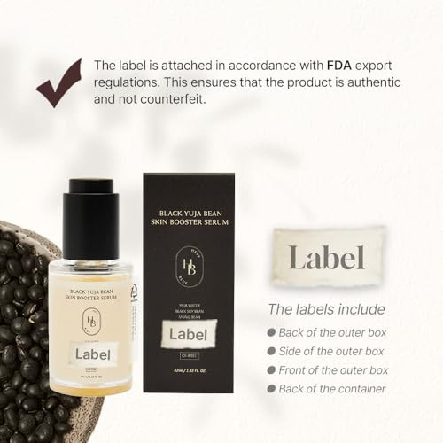Heveblue Black Yuja Bean Skin Booster Serum Moisturizing Sensitive Skin Korean Skincare
