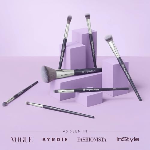 Bk Beauty Brushes Angie Hot and Flashy Brush Set Viral UnderEye Concealer Eye 7Pc
