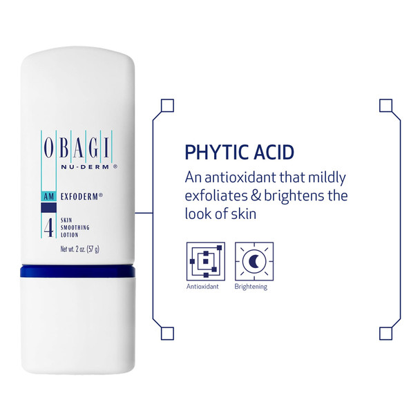 Obagi Medical NuDerm Exfoderm Lightweight Exfoliating Lotion With Phytic Acid For Normal To