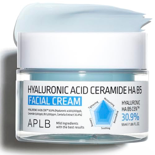 Aplb Hyaluronic Acid Ceramide Ha B5 Facial Cream Hyaluronic Ha B5 Cen 1.86 Fl.Oz