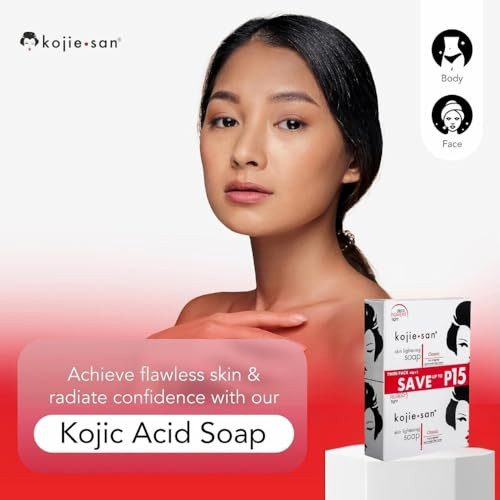 Kojie San Skin Brightening Soap Original Kojic Acid That Reduces Dark Spots Hyperpigmentation 65G