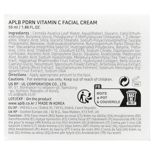 Aplb Pdrn Vitamin C Facial Cream Pdrn Vita Cen 44.6% /Korean Skincare 1.86 Fl.Oz