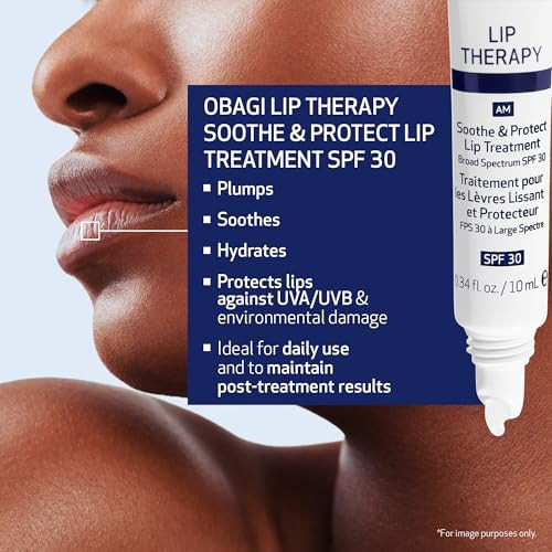 Obagi Medical Lip Therapy Spf 30 Soothe and Protect Lip Balm Treatment With .34 Oz