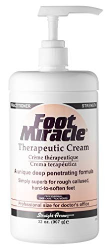 Unigirl Foot Miracle Therapeutic Foot Cream . Pump Jar By Milliken 32 Oz