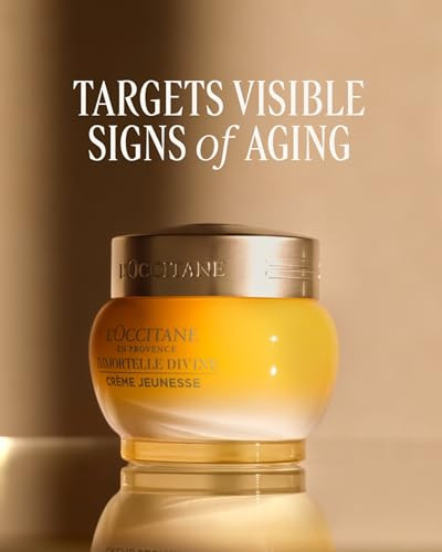LOccitane Immortelle Divine Cream AntiAging Face Moisturizer Firms Skin and Helps Reduce