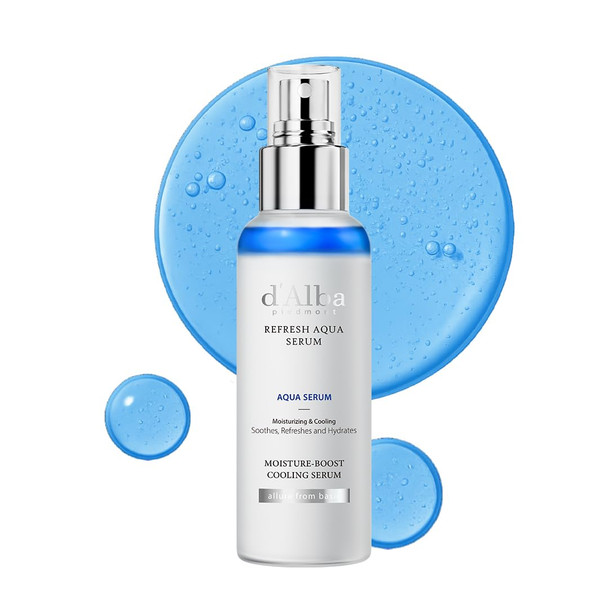 DAlba Piedmont Italian White Truffle Refresh Aqua Serum Vegan Skin Care LightWeight Face 3.38 Fl Oz