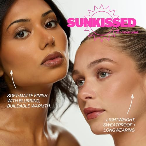 Basma Beauty ButterySoft Powder Bronzer For Face TalcFree Soft Matte Buildable Coverage