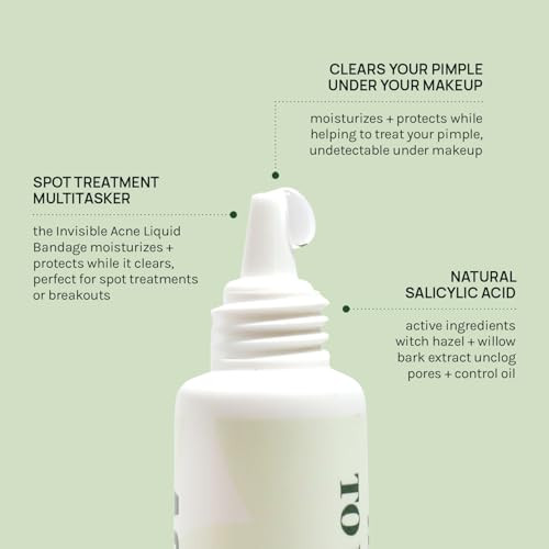 Aoa Studio Skin Invisible Acne Liquid Patch Invisible Spot Treatment With Witch Hazel 0.42 Fl Oz 12G
